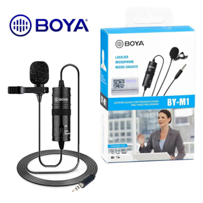 BOYA BY M1 Microphone Boya Professional Microphone for Mobile and DSLR - Black