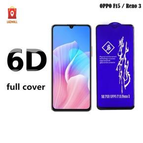 OPPO F15 Rinbo Type Tempered Glass Screen Protector (Better than 6D/9D/11D)- Black