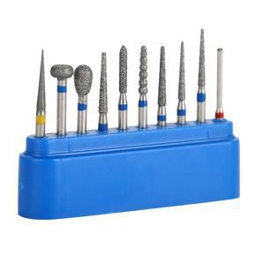 Dental Diamond Polishing 10pcs/kit High Speed Bur Tooth Preparation Equipment