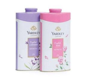 Yardley London English Rose Perfumed Talc 250 g + English Lavender Perfumed Talc 250 g, Combo (2 Items)