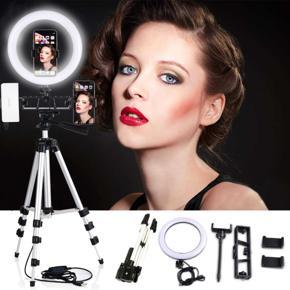 10" Selfie Led Ring Light with Tripod Stand & Cell Phone Holder