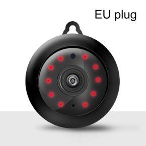 Mini WIFI IP Camera Ring-Alarm WLAN Webcam Surveillance camera 1080P Camera - Black EU