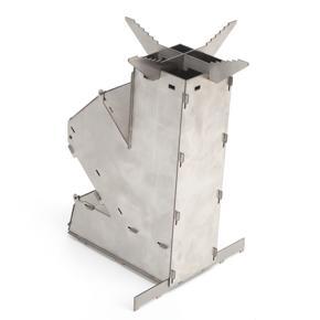 Outdoor Stove Mini Wood Stainless Steel Detachable Backpacking