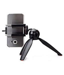 Mini Tripod Mount with Phone Holder Clip Desktop Selfie Tripod for DSLR Digital Camera Smartphone