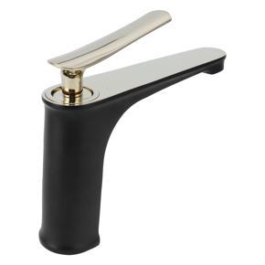 Bathroom Faucet Water Tap Copper Hot and Cold with Supply Hoses for Washbasin Hotel
