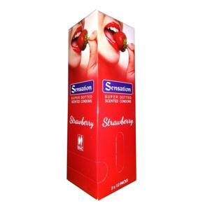 1 Box New Sensation Strawberry condom (36 pcs)