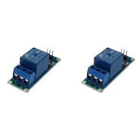 XHHDQES 2X 5V Active Low 1 Channel Relay Module Board for Arduino PIC AVR MCU DSP ARM Blue