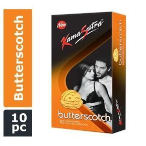 KamaSutra Butterscotch Flavoured Dotted Condoms - 10pcs