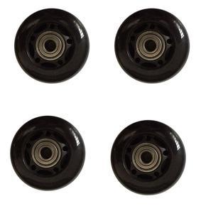 4pcs Roller skates Rubber Wheels Anti-Skid Mute Wear-Resistant Roller skates Roller skate accessories