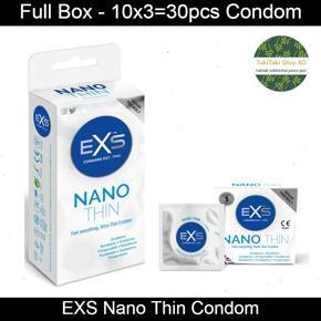EXS Condom - Nano Thin Condom - Full Box (10 Pack Contains 30pcs Condom)