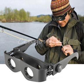 Portable Glasses Style Magnifier Telescope Binoculars For Fishing Hiking Binoculars
