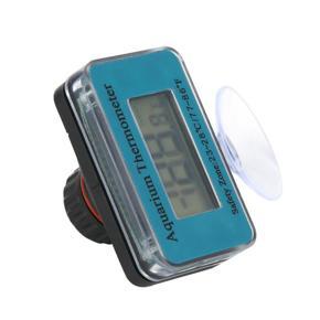 Cimiva Aquarium Thermometer LCD Digital Display Fish Tank Thermometer Suction Cup-blue