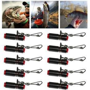 XHHDQES 10Pcs Sea Fishing Boat Fishing Line Group Sub-Line Splitter Center Tube Balance Swivel Pin Connector