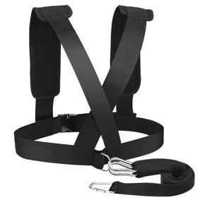 Resistance Training System-Weight Sled, Weight Bladder (Water/Sand) Harness,Handles-Most Efficient Workout