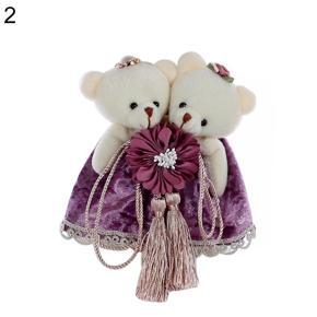 Lovely Cartoon Bear Flower Tassel Window Curtain Tieback Rope Buckle Home Decor