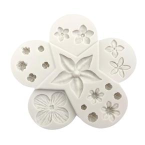 Cake Mold Flower Leaf Pattern Baking Tools Silicone Chocolate Cupcake Dessert Mould for Kitchen