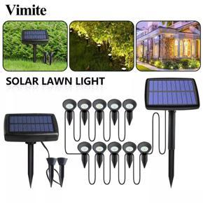 Vimite LED Solar Lawn Light Outdoor Floor-Mounted  Waterproof IPX4 Ground Light for Garden Park Street Highway