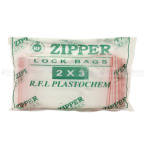 Zip/Zipper Lock Poly Bag- 2X 3 inch Pack of 100 Piece