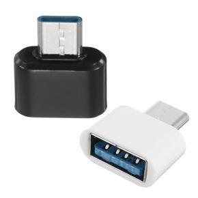 OTG Adapter for Smartphone with Type C Port - Type C to USB A Adapter - Multicolored
