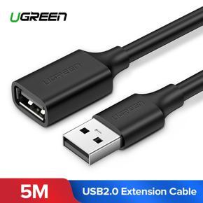 Ugreen USB Extension Cable Super Speed USB 2.0 Cable Male to Female Data Sync Extender Cord for Playstation Xbox Oculus VR USB Flash Drive Card Reader Keyboard Printer Camera 0.5M-5M