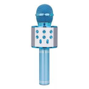 Live K Song Microphone Audio Condenser Durable Practical Wireless Microphone - blue