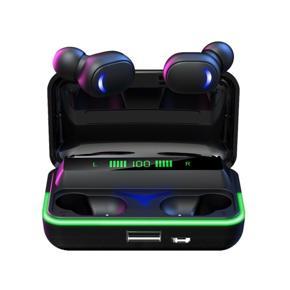 E10 New Wireless Bluetooth Headset Gaming Game Low Latency Binaural Mini Headset TWS Ambient Light Digital Display