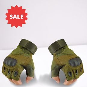 Biker Half Finger Hand Gloves