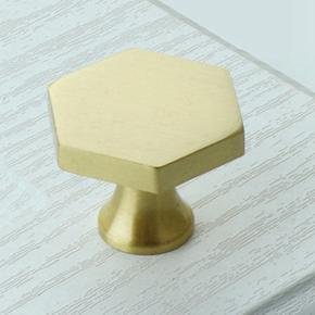 4-Pack Brass Cabinet Knobs, Dresser Knobs for Dresser Drawer Knobs and Pulls Knobs and Pulls Handlesm, with Screws