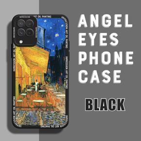 Hontinga for Samsung M62/F62 Back Cover Oil Painting Fashion Case Camera Protection Soft Silicone TPU Phone Cases