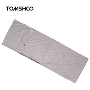OIMG Tomshoo 70*210Cm Outdoor Travel Camping Hiking Polyester Pongee Healthy Sleeping Bag Liner With Pillowcase Portable Lightweight Business Trip Hotel