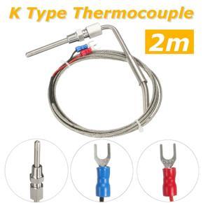 2M EGT K Type Thermocouple Exhaust Probe High Temperature Sensors Threads 1100°C -