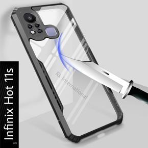 For Infinix Hot 11s Shockproof Bumper Camera protect case back cover