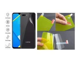 Realme C2 Crystal Clear Back Skin (Gel Poly not Glass) 3D Real Transparent Skin Glossy Finish