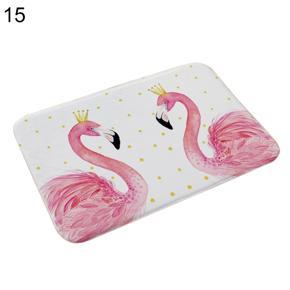 Stylish Flamingo Kitchen Bathroom Anti-slip Doormat Carpet Floor Mat Home Decor