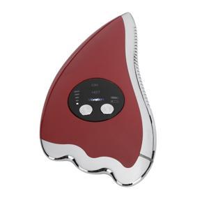 Himeng La Electric Face Scraping Massager Micro‑Current Skin Lifting Firming Beauty Machine (Red)