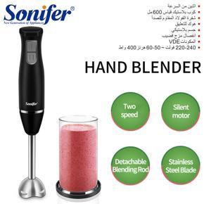 Sonifer SF-8046 400W Two Speed Electric Hand Blender With 600ml Cup for Food Mixer Egg Beater Vegetable Meat Grinder