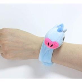 BTS BT21 KPOP Cartoon Wrist Band Plush Doll Bracelet Hand Strap Silica Gel Bracelet