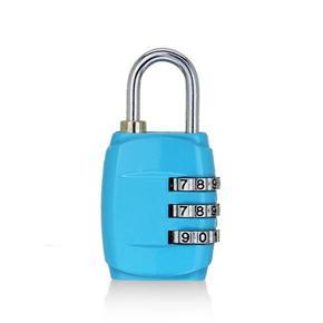 3 Digit Dial Code Number Password Combination Lock Small Portable Travel Luggage Zipper Bag Padlock Suitcase Bag Lock