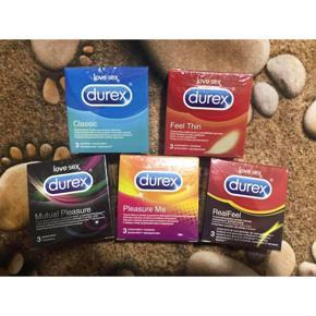 Durex Pleasure Me Great Love 3 in 1 Condom - 03 Pcs 1 Box