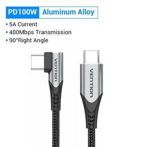 Vention PD 100W USB Type C to USB C Charging Cable for Samsung S10 S20 Quick Charger 4.0 PD Fast Charging Cord