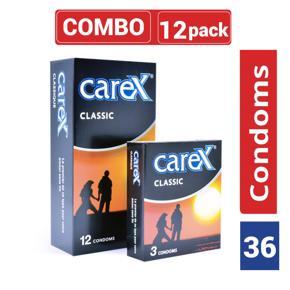 Carex - Classic Condom - Full Box - 3x12=36pcs