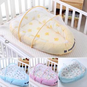 Baby Grand Nest Newborn With Bed Canopy Sleeper Toddler Portable Crib Lounger Baby Grand Nest Babynest Sleeper Toddler Baby Nest Portable Crib Lounger Pod - Three