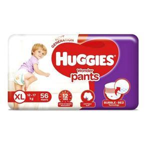 Huggies Wonder pants XL56s (12-17Kg) BUBBLE BED