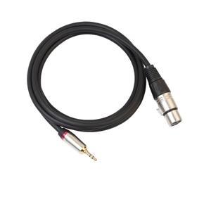 Turn Card Connection Cable Mobile Phone Camera Recorder Microphone Cable Black 180Mm