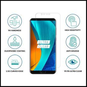 Honor View 10 Tempered Glass Screen Protector 2.5D - Transparent