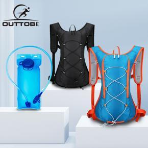 Outtobe Cycling Backpack With 2L Water Pocket Outdoor Anti Splash Bicycle Riding Water Bag Hiking Backpack Riding Backpack Ultralight Bicycle Backpack Outdoor Water-repellent Bicycle Riding Water Bag