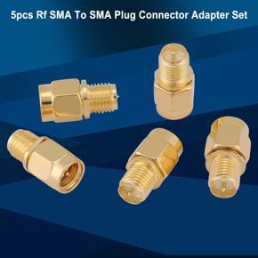 5pcs SMA Male To RP-SMA Female RF Coaxial Adapter Connector Set