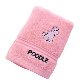 Cartoon Puppy Poodle Animal Cotton Super Soft Water Absorbing Kids Bath Towels