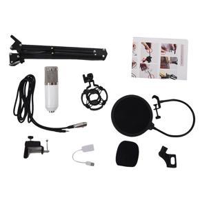 BM800 Condenser Microphone Kit Studio Suspension Boom Scissor Arm Sound Card