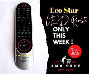 Ecostar LCD,LED Universal Remote Works With All Models of Eco Star Led / Lcd Tv | AMB Shop